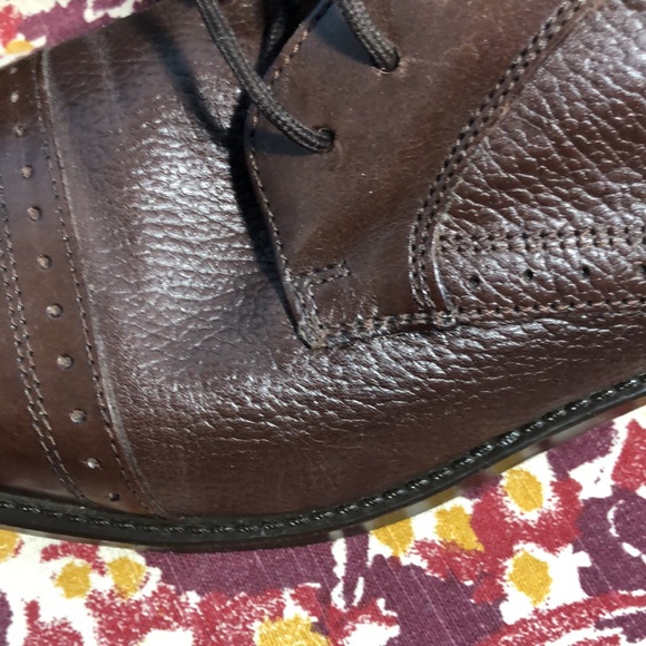Stanley Blacker Brown Leather Chukka Boots - Picture 4 of 9